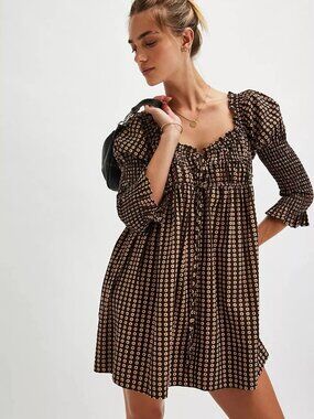 NWT Free People Star Dip Mini Dress